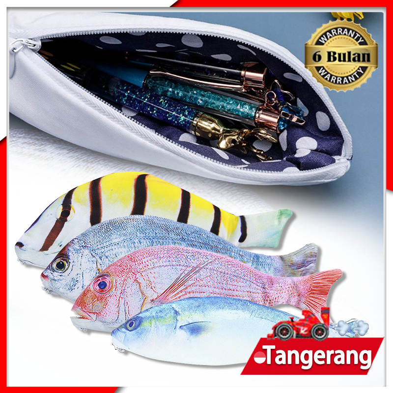 

Tempat Pensil Ikan Salmon Pouch Bentuk Ikan Lucu Unik Untuk Sekolah