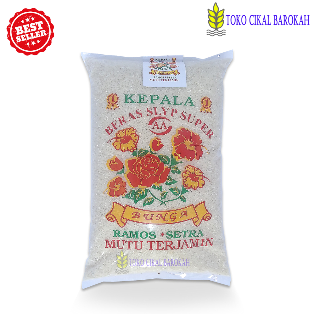 

Beras Murah Cap Bunga 3kg Pulen Enak