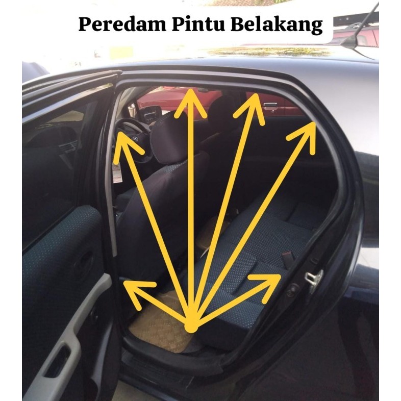Karet Pintu Belakang Untuk Mobil Toyota Yaris