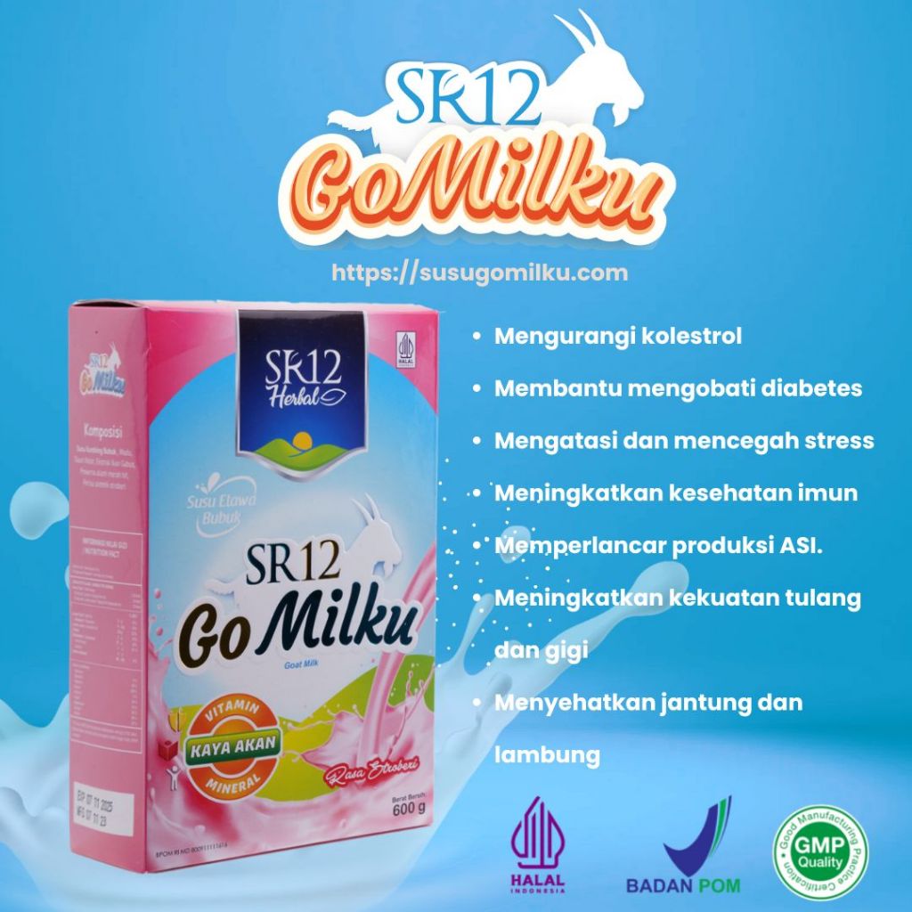 

Best Seller Susu Kambing Etawa Gomilku SR12 - Strawberry