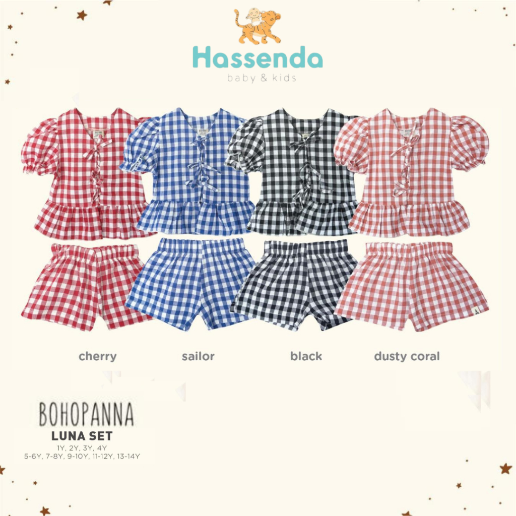 Bohopanna Luna Set (Set Baju Bayi dan Anak)