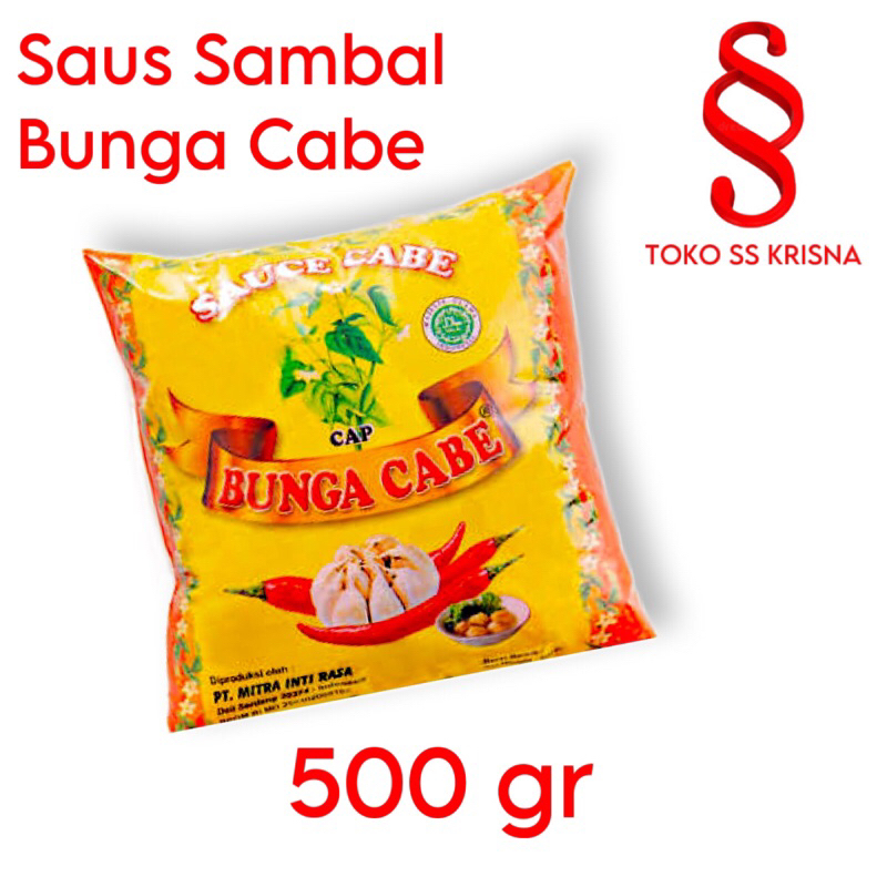 

SAUS SAMBAL BUNGA CABE 500 gram