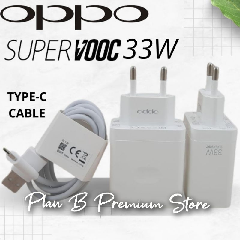 SUPERVOOC 3WATT - CHARGER OPPO SUPERVOOC 33WATT A33 2020 - A36 - A38 - A52 CARGER CAS OPPO SUPERVOOC
