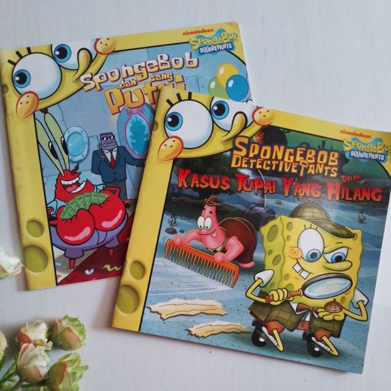 buku cerita Spongebob [ second, ori ]