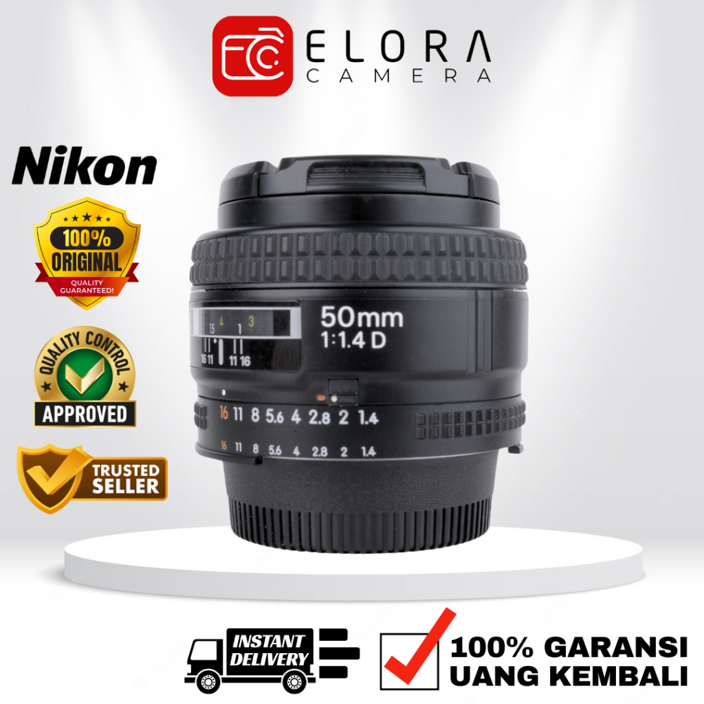 Nikon AFD 50mm F1.4 / Lensa NIKON Nikkor AF 50 mm F 1.4 D
