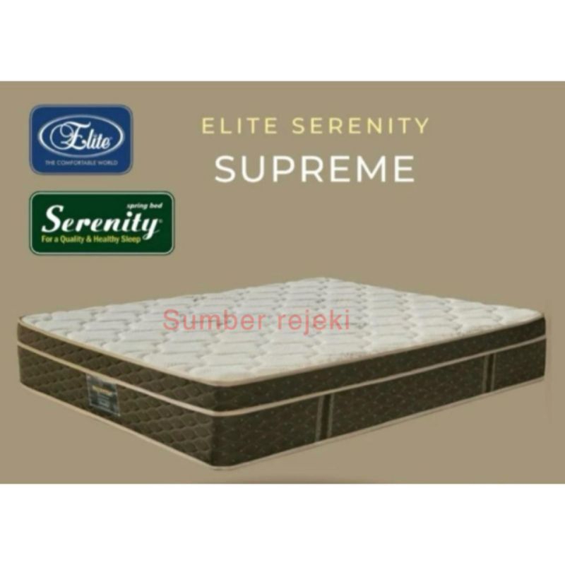elite serenity supreme 120 x 200 matras springbed 120 kasur spring bed 120x200