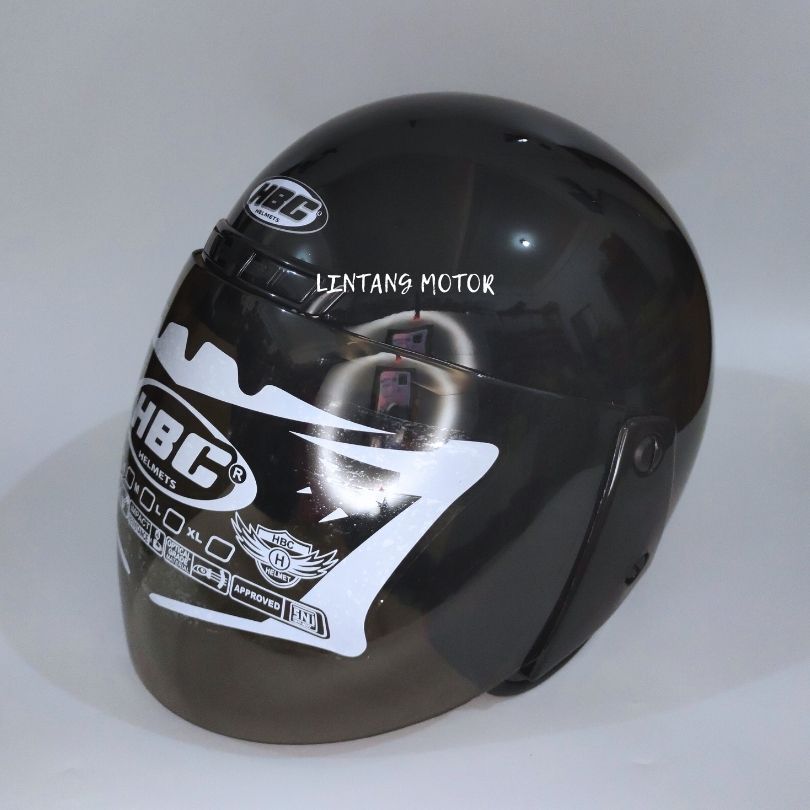 HELM HBC AIRRO 151 BLACK GLOSSY 100% ORIGINAL