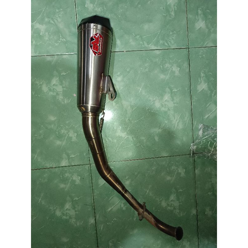 Knalpot/kenalpot aerox new R9 Alpha Series Original second