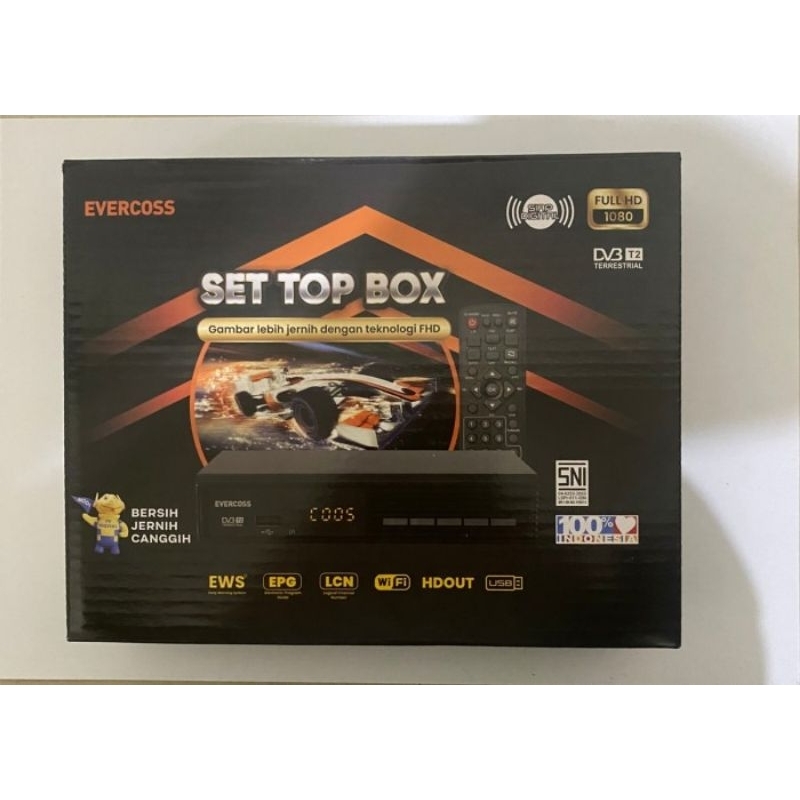 Evercoss STB Prime TV Box - Set Top Box Digital