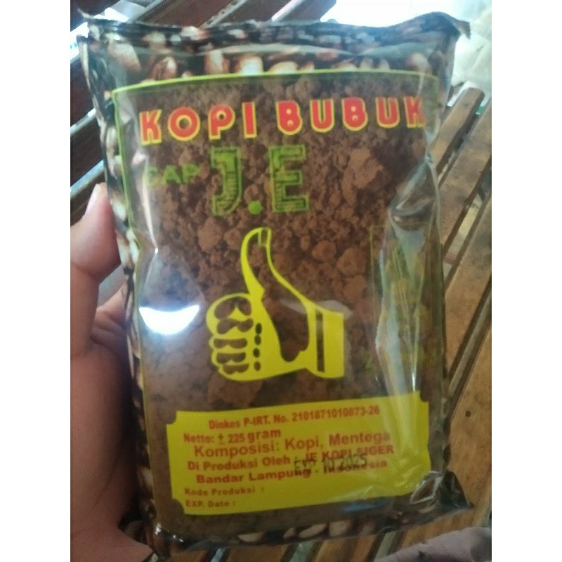 

Kopi Hitam Bubuk Cap J.E.