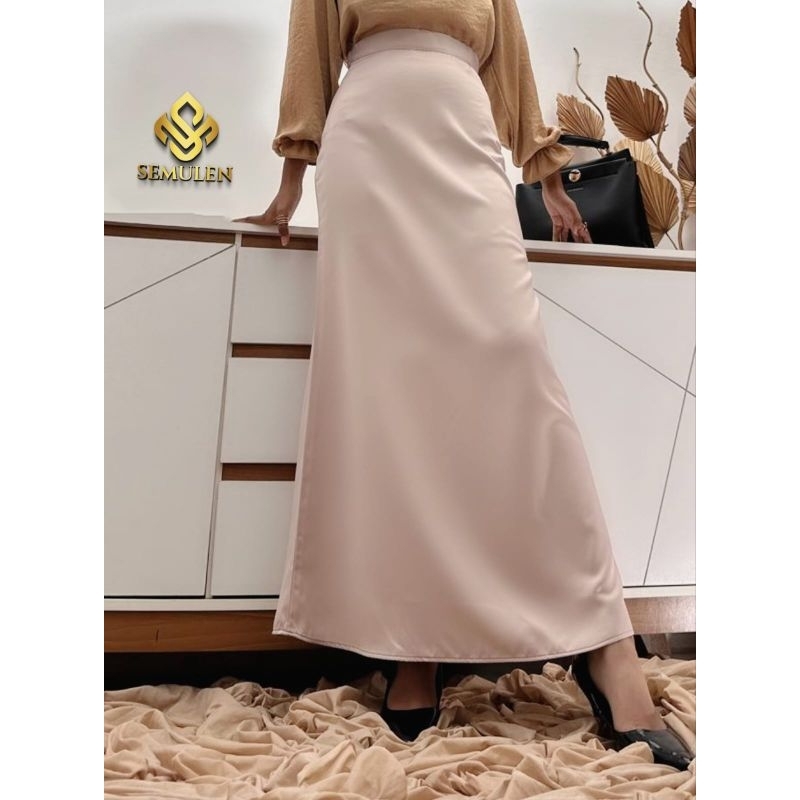ZORAH SKIRT SATIN SILK|MERMAID SATIN SILK|ROK DUYUNG |ROK PANJANG|ROK MAXI|ROK SATIN PREMIUM