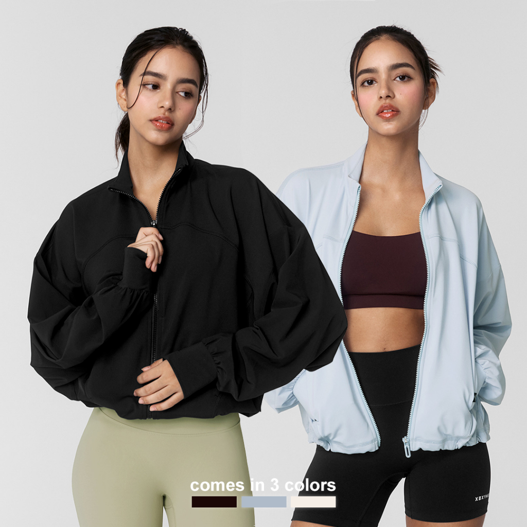 XEXYMIX All-Easy Oversized Zip-Up Jaket Olahraga Wanita - XWFJK01J3
