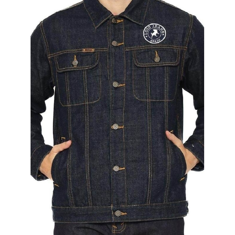 Jacket Denim 100% Original merek Lois Jeans
