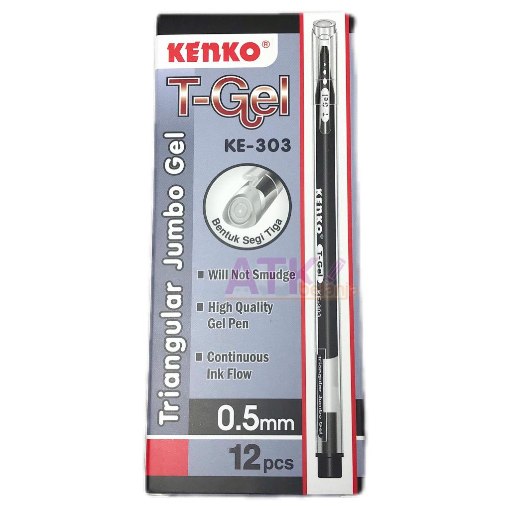 

KENKO - Triangular Jumbo Gel T-GEL KE-303 Hitam - LUSIN