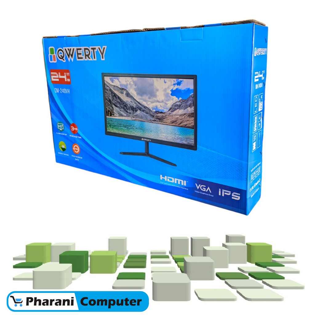 Monitor Qwerty 24 inch LED 24" QM 240VH VGA HDMI semarang