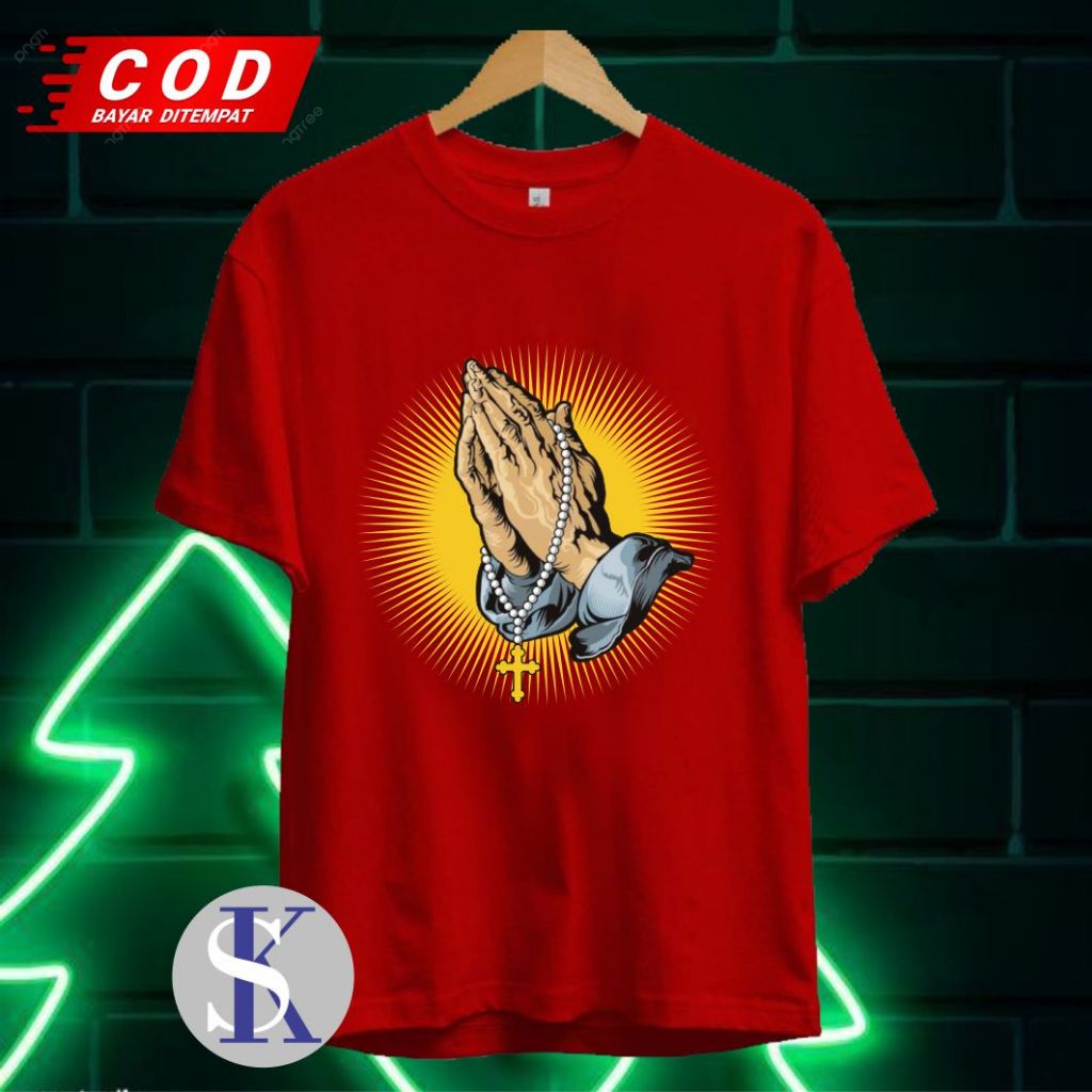 PAKAIAN PRIA WANITA ATASAN T-SHIRT KAOS GAMBAR HAND