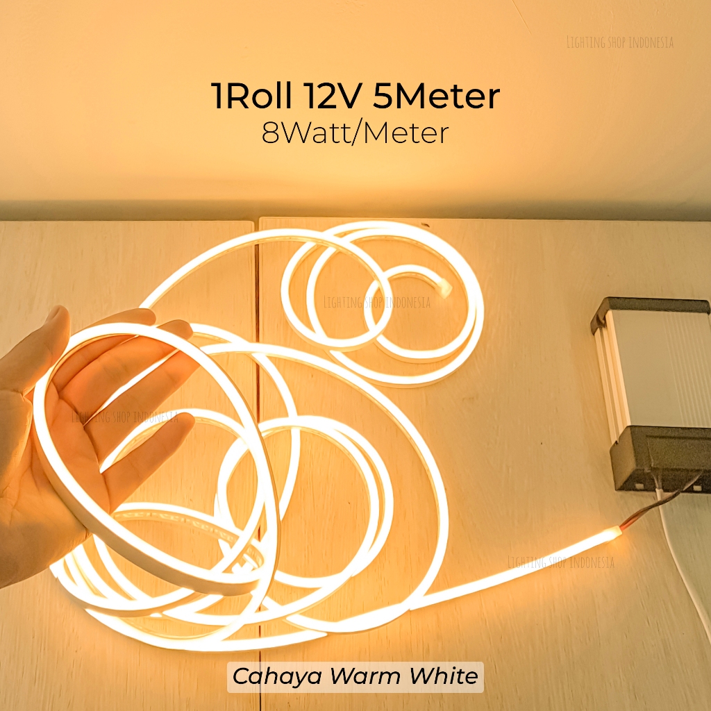 Lampu strip led lampu selang Dc 12 volt 5meter flexible strip light