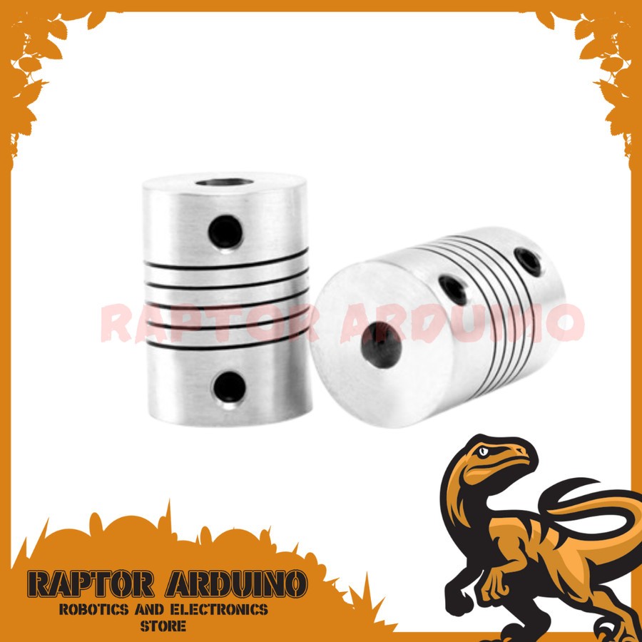 D19L25 Flexible Shaft 6x10 mm Coupling CNC Motor Coupler 6mm to 10mm