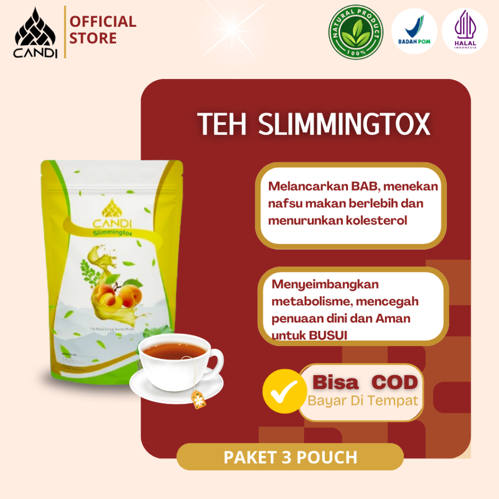 

PAKET 60 HARI CANDI SLIMMINGTOX TEH PELUNTUR LEMAK KOTOR