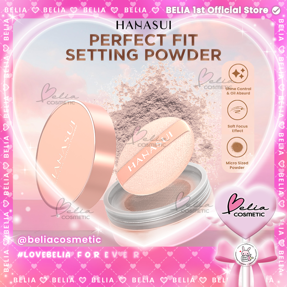 ❤ BELIA ❤ HANASUI Perfect Fit Setting Powder | Bedak Tabur