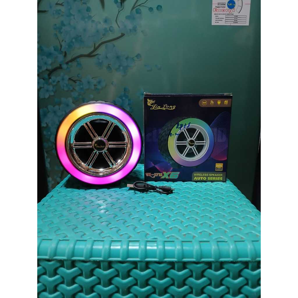 Speaker Jin Long JL 1711 X6 Speaker Wireless + Bass Audio Auto Series