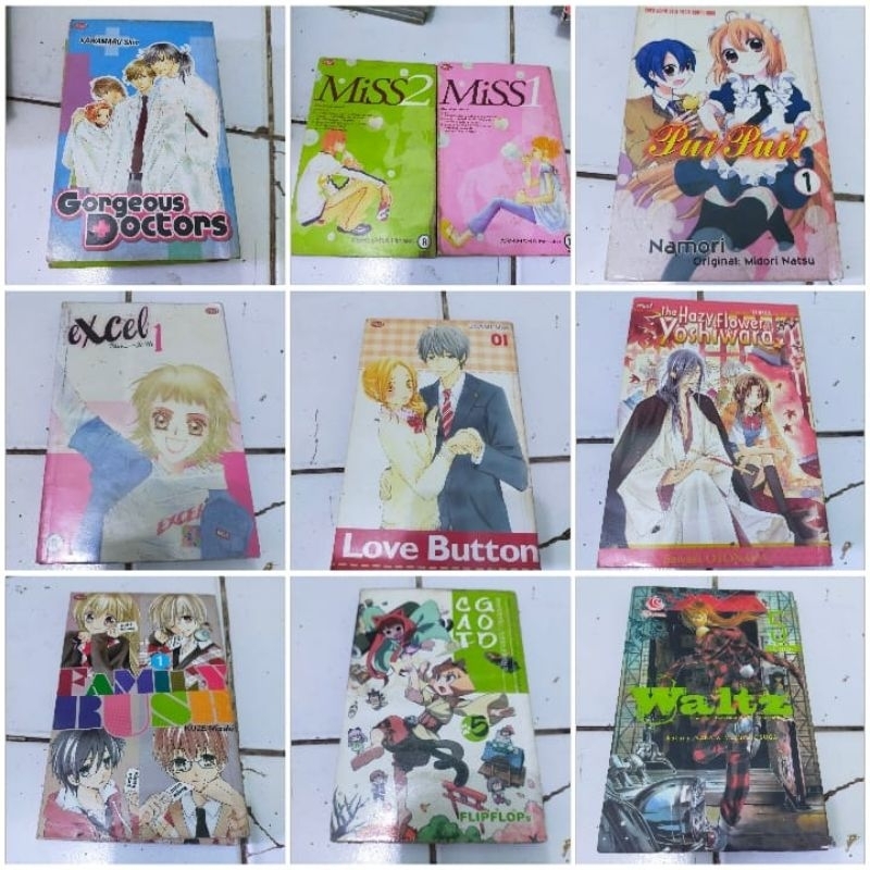 komik  Magical Sweet / Miss1&2/ the cloud /Mangakas love /Gorgeous twins/ the blue library/ Excel / 