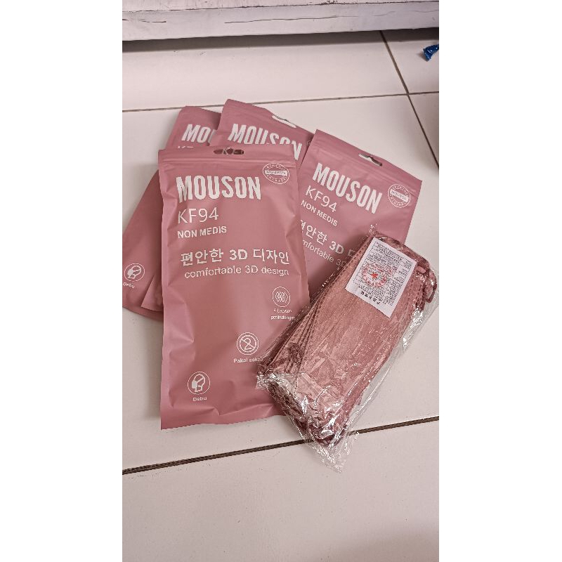 Paket hemat 3 pack masker kf mouson 1pack 10pcs
