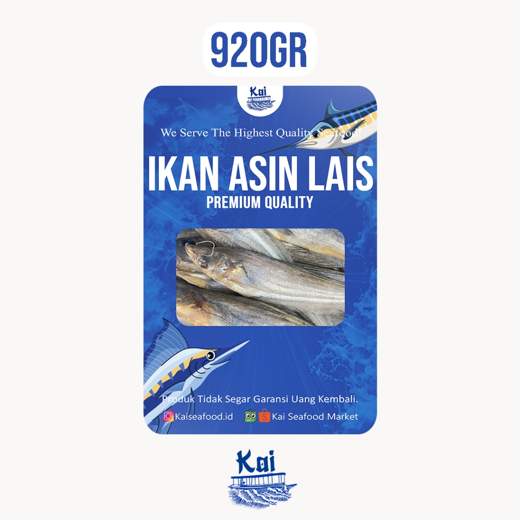 

Kai Seafood - Ikan Asin Lais Pontianak 110gr - 920gr