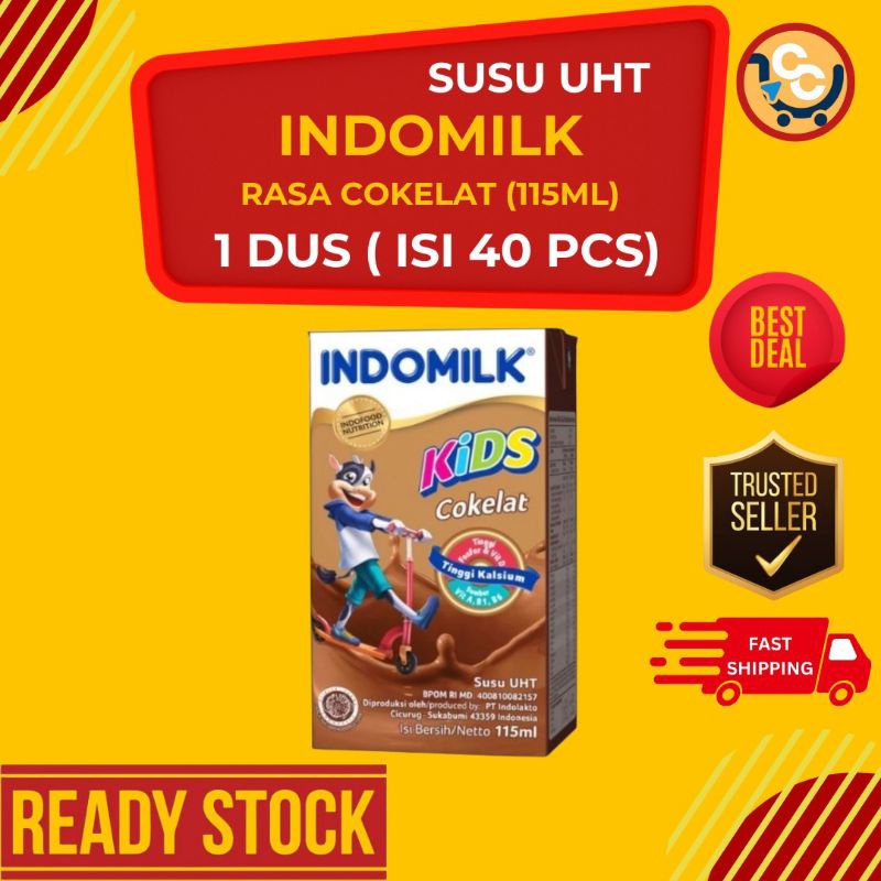 

Susu UHT Indomilk rasa Cokelat 115ml