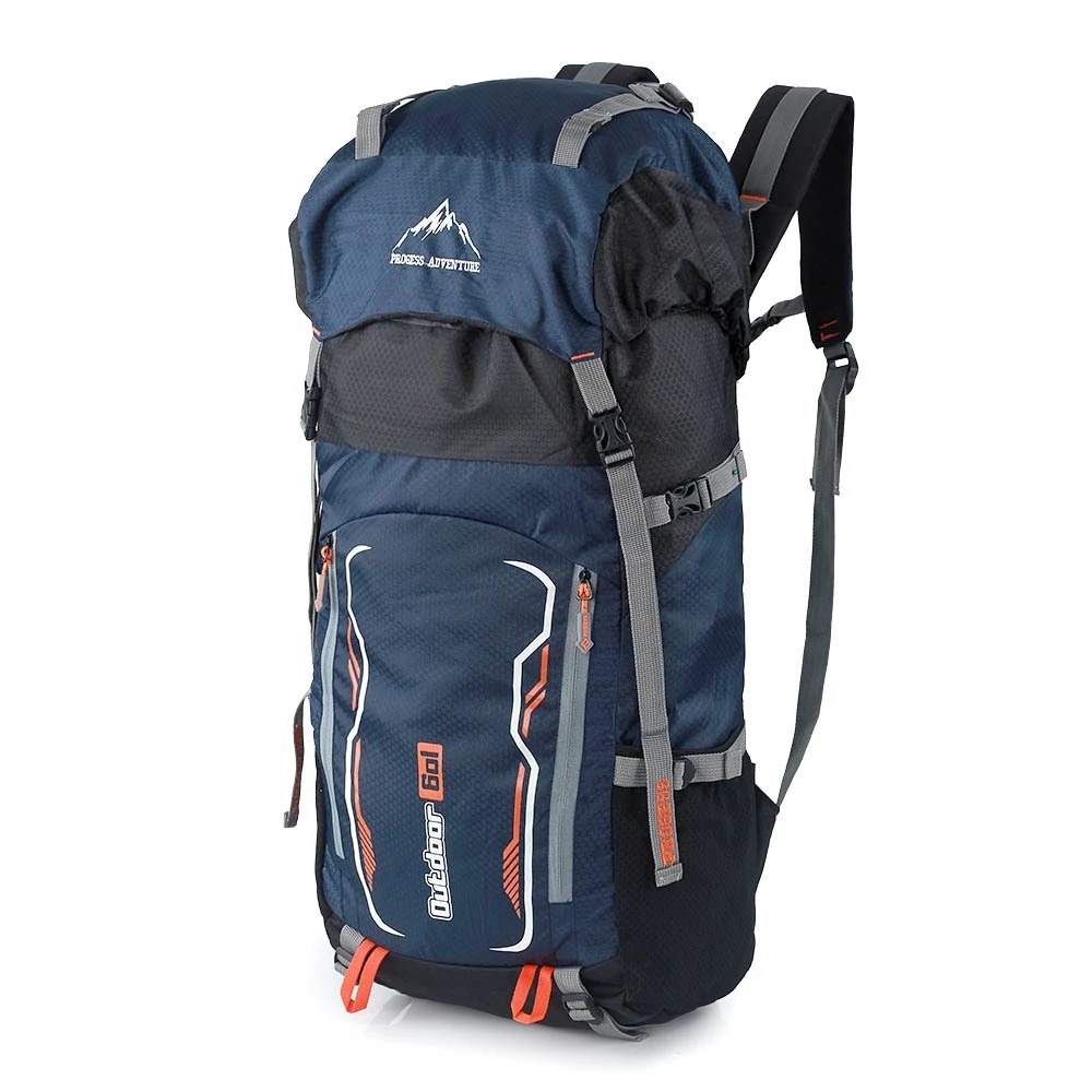 Tas Gunung Progess 60 Liter Gratis Rain Cover - Tas Camping Berkualitas - Tas Ransel Gunung Murah Be