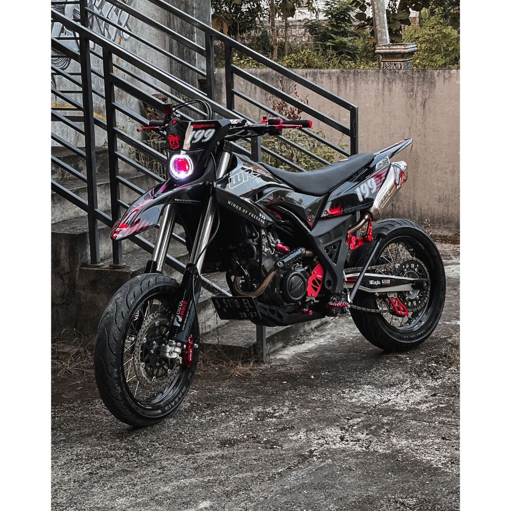 Decal/Stiker CRF 150L- D'Tracker-KLX BF- klxbf150L WR155/Gordon full body