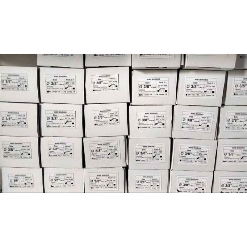 

Spiral Kawat Jilid A4 eceran Murah Kualitas Bagus Spiral Kawat Jilid Buku Kalender A4 A5 A6 by DNS_FINISHING ID