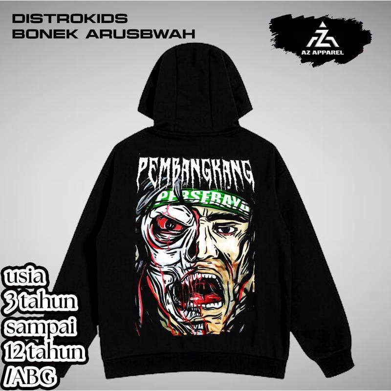 Jaket Bonek Hodie Bonek Anak Pembangkang Alam Bawah Distro Kids