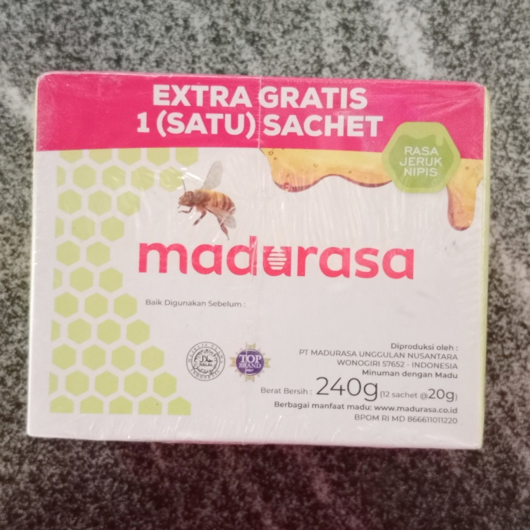 

MADURASA Rasa Jeruk Nipis Sachet isi 12