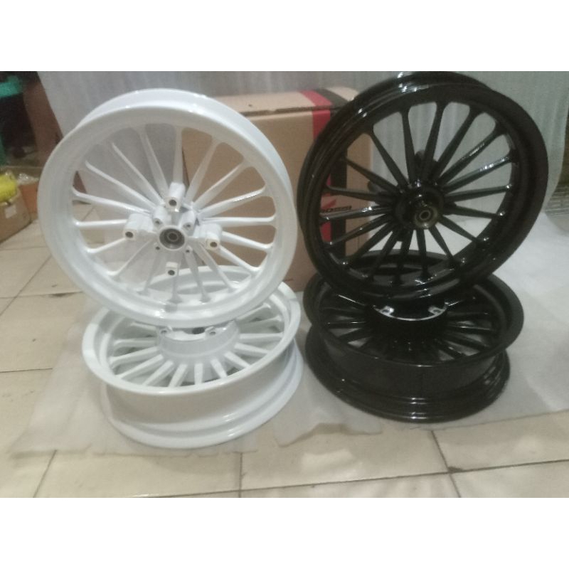 velg / pelek vrossi galaxy PCX 150 copy daytona palang 18 ukuran  250/400