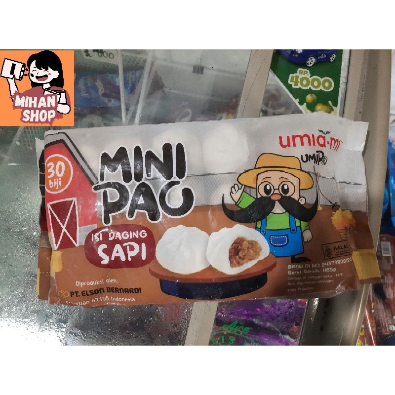 

MINIPAO (465gram) ISI 30PCS RASA DAGING SAPI