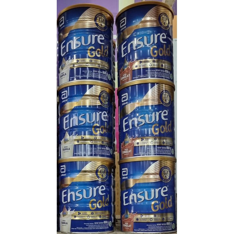 

Ensure gold 850gr rasa vanila/coklat