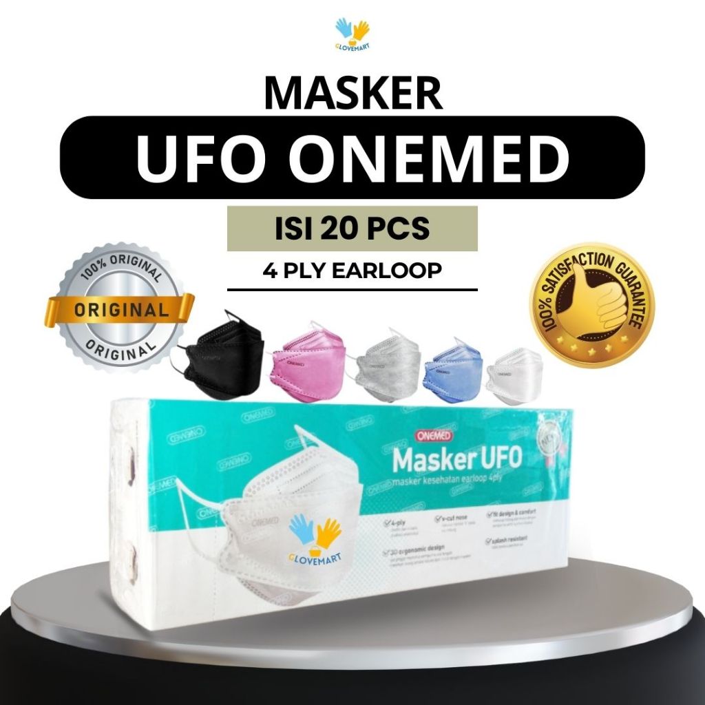 Masker UFO Onemed / Masker KF94 Onemed 4ply / Masker UFO Onemed KF94 4 ply