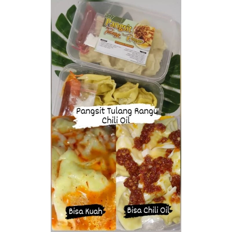 

pangsit tulang rangu frozen food / kuah pedas