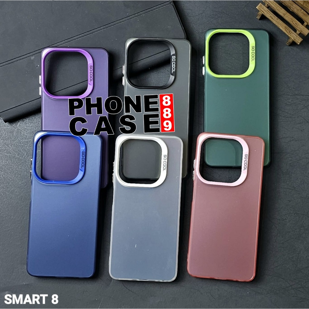 INFINIX SMART 8 INFINIX SMART 8 PRO INFINIX SMART 8 PLUS CASE IMD PLATE HOLOGRAM  CASE SOCOOL INFINI