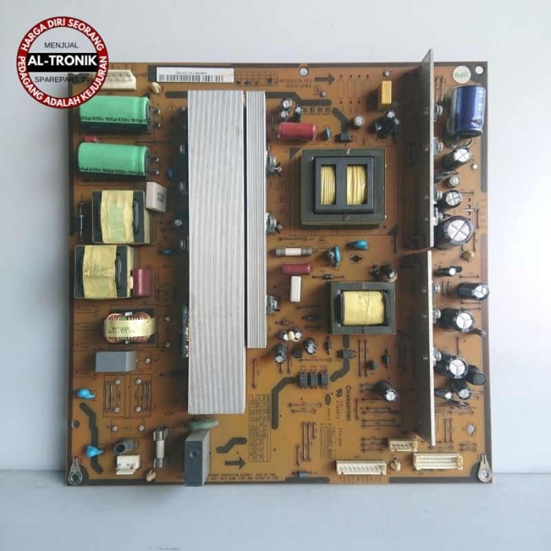 POWER SUPPLY TV PLASMA CHANGHONG MODEL PT42638 PSU REGULATOR POWER SUPLAY CHANGHONG PT 42638