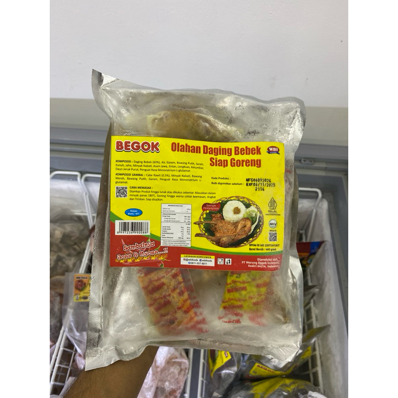 

BEGOK OLAHAN DAGING BEBEK SIAP GORENG