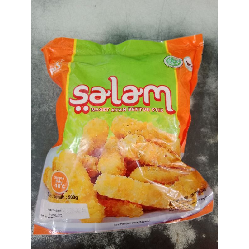 

Nugget ayam bentuk stik salam