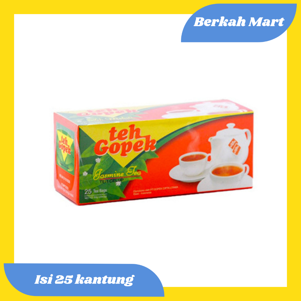 

GOPEK TEH CELUP RASA JASMINE - ISI 25 KANTUNG