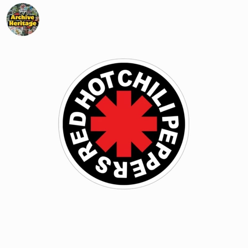 

sticker band Red Hot Chili Peppers logo rock classic stiker