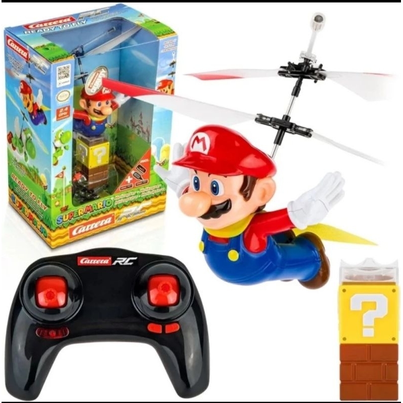 Carerra Super Mario Helicopter RC Original - Mainan Remote Control RC Mario Carerra