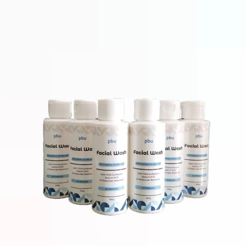 pbu facial wash normal / oily / acne - pbu skin toner - pbu milk cleanser
