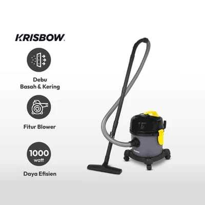 Vacuum Cleaner Wet & Dry 12 Ltr Krisbow