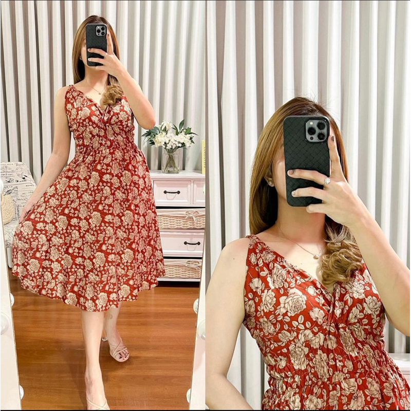 DRESS MOZA SINGLET PENDEK RAYON BALI