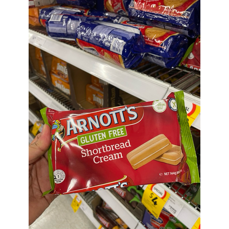 

Arnotts shortbread cream gluten free